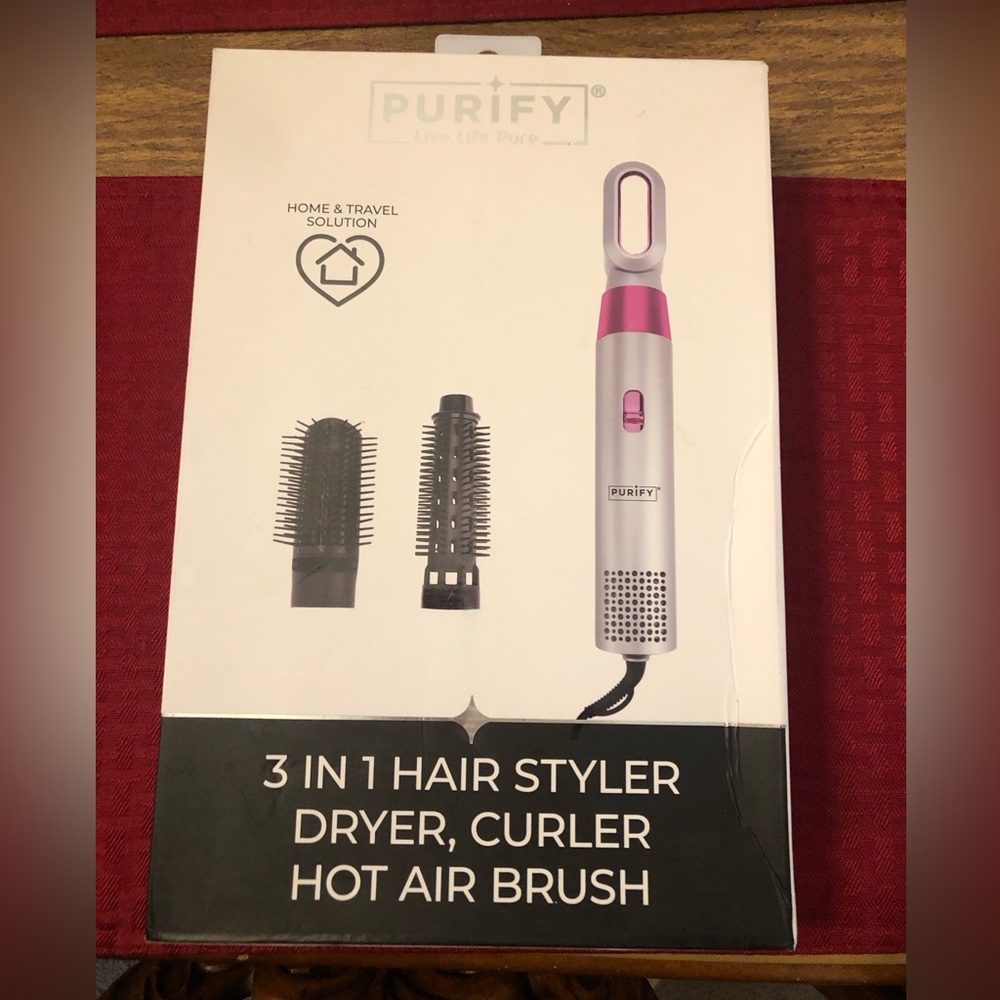 PURIFY 3 IN 1 HAIR STYLER ( OPEN BOX )